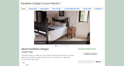 Desktop Screenshot of kundalikacottage.com